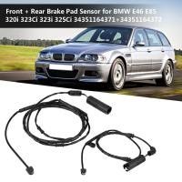 ราคา ผ้าเบรกด้านหลังด้านหน้าเซ็นเซอร์สำหรับ BMW E46 320i 323Ci 325Ci 323i 34351164371 34351164372 (21351767767)