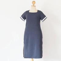 ราคา dress เดรสคอเหลี่ยมผ้าลินิน น่ารักมากเวอร์ (21308613813)