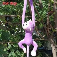 ราคา Yok thip ลิง 1ตัว ยาว18นิ้ว ตุ๊กตาลิง แขนยาว มีเสียงร้อง ใส่ถ่าน ลิงแขนยาว กอดคอ กอดท้ายรถ ห้อยในรถ ตุ๊กตา ลิงผ้า (17155604683)