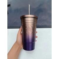 ราคา แก้ว Starbucks แก้วน้ำเก็บความเย็นถ้วยฟางหุ้มสแตนเลสถ้วยสแตนเลส304รักษาอุณหภูมิ24ชั่วโมง (15228694575)