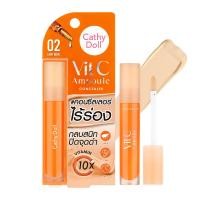 ราคา Cathy Doll วิตซีแอมพูลคอนซีลเลอร์ 4 1g คอนซีลเลอร์ไร้ร่อง กลบสนิทปิดจุดด่างดำ Ampoulebella (21410363638)