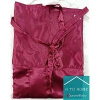 ราคา กางเกงผ้าแพรขายาว แบบเชือกผูก กางเกงนอน เอวได้ถึง 53 56 นิ้ว ผ้าเนื้อดี กางเกงเลผ้าแพร กางเกงนอนผ้าแพร ชุดนอนแพร กางเกงแพรผู้ชาย (10384245407)