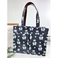 ราคา กระเป๋าผ้าเคลือบกันน้ำ A4 ทรงนอน สะพายไหล่ ขนาด 14 ใส่เอกสาร ใส่แฟ้มได้ จุมากๆ (19414818839)