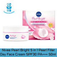 ราคา Nivea Pearl Bright 5 in 1 Pearl Filler Day Face Cream SPF30 PA 50ml นีเวีย เพิร์ล ไบรท์ เดย์ เฟสครีม SPF30 PA 50มล (21230258580)