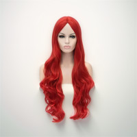 ราคา เก็บเงินปลายทาง วิกผมยาวหยิก สำหรับแต่งคอสเพลย์โลลิต้า สีไวน์แดง สวย ขนาด60CM (21701875820)