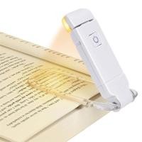 ราคา LED USB ชาร์จไฟอ่านหนังสือความสว่างปรับป้องกันดวงตาคลิปหนังสือแสงแบบพกพาที่คั่นอ่านแสง (11971359052)