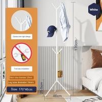 ราคา MUSHIQI จัดส่งฟรี ไม้แขวนเสื้อ เสื้อผ้า แขวน หมวก ชั้นวาง กระเป๋า ตกแต่งห้อง เรียบง่าย ที่แขวนหมวก เสาไม้แขวนเอนกประสงค์ เสาแขวนหมวก เสาแขวนสูท เสาแขวนเสื้อ ราวแขวนเสื้อ ราวแขวนผ้า แข็งแรง ทนทาน ประกอ