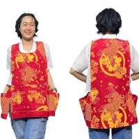 ราคา พร้อมส่ง ผ้ากันเปื้อน ผ้ากันเปื้อนแบบเสื้อ ผ้าพื้นเมือง ผ้ากันเปื้อนสวยๆ ผ้ากันเปื้อนแฟชั่น ผ้ากันเปื้อน ราคาถูก (21585440527)