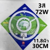 ราคา แผงไฟเพดานกลม LED18W 24W 36W 48W ตัวใช้แทนหลอดนีออนกลม รุ่นประหยัด พร้อมเต๋าต่อสายไฟแม่เหล็ก (21473904908)