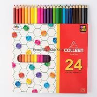 ราคา Colleen ดินสอสีไม้ คลอรีน 1 หัว 24 สี รุ่น775 สีธรรมดา นีออน สะท้อนแสง (9230119360)
