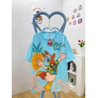 ราคา เสื้อยืด oversize งานสกรีนลายใหญ่เต็มตัว อก44 46 ยาว 28 นิ้ว เนื้อผ้า cotton (21597752721)