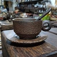 ราคา ชุดแก้วกาแฟ แก้วชา แก้วใส่เครื่องดื่ม แก้วไม้ตาล ขนาดแบบเรียบ และแบบเกลียว ทำจากไม้ตาล ขนาด 150 ml (12644759560)