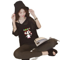 ราคา เสื้อกล้ามซีทรูลายการ์ตูนน่ารักๆ สไตล์เกาหลี (4508478938)