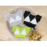 ราคา Mbell เซต2ชิ้น ตาข่าย บิกินี่ผ้าท็อฟฟี่ ไม่เสริมฟองน้ำ เชตเล่นสงกรานต์ (21544634456)