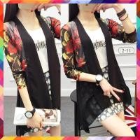ราคา เสื้อคลุมเกาหลี ผ้าชีฟอง ผ้าตาข่าย หน้าสั้น หลังยาว ผ้าโปร่งบางเบา ขนาดฟรีไซส์ กดเลือกแบบที่ต้องการมี 15 แบบ เสื้อคลุม2 (358831455)
