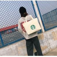 ราคา กระเป๋าผ้าลาย starbuck สไตล์เกาหลี (1310398061)