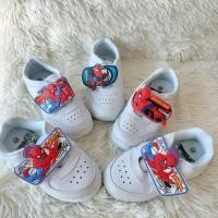 ราคา Bata บาจา รองเท้านักเรียนเด็กชาย ลาย MARVEL แบบแปะ School Shoes (21449732364)