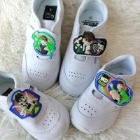 ราคา Bata บาจา รองเท้านักเรียนเด็กชาย ลาย MARVEL แบบแปะ School Shoes (21449732356)