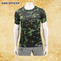 ราคา เสื้อยืดลายพราง เสื้อรองใน ทหารบก คอกลม ผ้านาโน ผ้ามัน (17883779820)