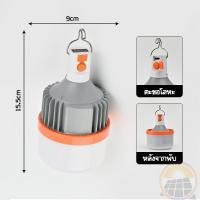 ราคา ประหยัดค่าไฟ หลอดไฟฉุกเฉิน 1000W หลอดไฟLED 3 โหมด หลอดไฟไร้สาย หลอดไฟพกพา USB สามารถพับเก็บได้ กันฝน โคมระย้า COD (21693111793)