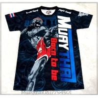 ราคา เสื้อยืดมวยไทยผ้ากีฬา สินค้าแบรนด์ ของแท้ สำหรับผู้ใหญ่ Muay Thai T Shirt Quick Dry Adult Genuine Brand Products (9038539115)