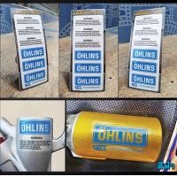 ราคา สติ๊กเกอร์ Ohlins TTX Sticker เกรดพรีเมี่ยม Motorcycle Sticker shock absorber Ohlins (15453668390)