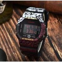 ราคา นาฬิกาข้อมือ CASIO ยักเล็ก DW 5600HR 1DR สายทูโทน สีดำ สีเเดง ตั้งเวลาให้เดิมฟรีกล่อง (20517742552)