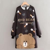 ราคา JJT จัดส่งฟรี ผ้ากันเปื้อนแขนยาวเสื้อกางเกงกันเปื้อนกันน้ำเสื้อคลุมผู้ใหญ่ป้องกันน้ำมันทำอาหารในครัวสำหรับการจัดเลี้ยงของผู้หญิงใหม่ (20318120787)
