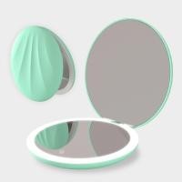 ราคา กระจกแต่งหน้า LED สำหรับเดินทางกระจกพับขยายขนาดพกพาชาร์จไฟได้ขนาด3 5นิ้วกระจกขนาดเล็กพกพาได้มือถือกระจกพับแบบพกพาสองด้านสำหรับกระเป๋า (21012228275)