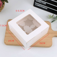 ราคา พร้อมส่ง แพค 10 20 50 ใบ กล่องคัพเค้ก กล่องขนมเบรก snack box 1 2 4 6 ชิ้น แบบไม่มีหูหิว แถมฟรีถาดหลุมใส่คัพเค้กภายในกล่อง เฉพาะ รุ่น 2 4 6 ช่อง (20053008433)