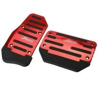 ราคา Universal Red Gas Accelerator Pedal and Brake Pedal Cover Foot Pad Non for Automatic Transmission Car (21380290353)