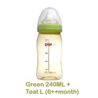 ราคา พร้อมส่งในประเทศไทยขวดนมพีเจ้น pigeon งานนำเข้า รุ่นคอกว้าง สีชา จุกเสมือนนมแม่ 5oz 8oz คอกว้าง (21680668118)