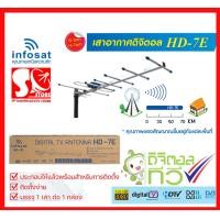 ราคา แผงทีวี แผงดิจิตอล INFOSAT ANT HD 7E เสาอากาศทีวี ดิจิตอล (15697363310)
