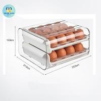 ราคา NEW กล่องใส่ไข่ ลิ้นชักเก็บของ กล่องเก็บไข่ ที่ใส่ไข่ แบบลิ้นชัก มี2ชั้นใส่ได้32ใบ วางซ้อนกันได้ แช่ในตู้เย็น จัดเก็บง่าย มีให้เลือก 2 สี (19643378961)