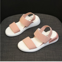 ราคา พร้อมส่ง รองเท้าแตะแฟชั่น รองเท้าแตะรัดส้น สไตล์ใหม่เกาหลี ยางนิ่มใส่สบาย NO 235 สีดำ สีเทา สีชมพู (14941877564)