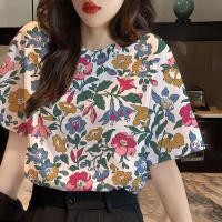 ราคา เสื้อสงกรานต์2567 เสื้อลายดอก เสื้อฮาวาย เสื้อยืดลายดอกไม้สงกรานต์ แฟชั่นสบาย ๆ ฮาวายดอกไม้แขนสั้น เสื้อยืดผู้หญิงสวยสง่า เสื้อยืดลายดอกไม้ เสื้อยืดลายดอกไม้ (21526501895)