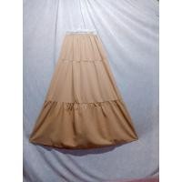 ราคา กระโปรงยาว ทรงบาน ทรงระบายจีบ3ชั้น กระโปรงสีพื้นมีหลายสีให้เลือก เนื้อผ้าไหมอีตาลีแท้ (14971753100)
