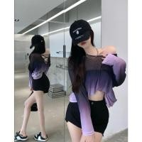 ราคา Dahong เสื้อแฟชั่นผู้หญิงแขนยาว oversize ทรงหลวม สไตล์เกาหลี เสื้อยืดแขนยาว W319 (21616112924)