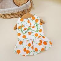 ราคา DY ความรักสัตว์เลี้ยงลายผลไม้กระโปรงขายเสื้อกล้ามรูปแมวสุนัขพุดเดิ้ลลูกสุนัขโบใหญ่ผูกคอแฟชั่น (21453658855)