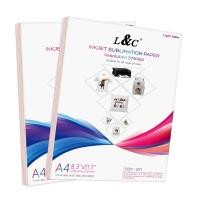 ราคา L C กระดาษซับลิเมชั่น ขนาด A4 หลังสีชมพู Sublimation Paper แห้งไว คุณภาพสูง 100 แผ่น ติดทนนาน ไม่ซีดจาง (21625084204)
