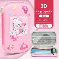ราคา กล่องดินสอ3D ยูนิคอร์นขนาดใหญ่น่ารักกล่องดินสอ EVA สีชมพูสำหรับเด็กผู้หญิงเด็กผู้ชายมีซิปล็อกอุปกรณ์สำหรับโรงเรียนกระเป๋าปากกาของขวัญ Unicorn Big Size Pencil Case (19469160375)