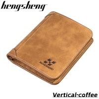 ราคา HENGSHENG กระเป๋าสตางค์ผู้ชายกระเป๋าเงิน Nubuck ผิวกระเป๋าสตางค์หนังกระเป๋าเก็บบัตรแบบพกพาขนาดเล็กดีไซน์พับสามทบกระเป๋าเหรียญใช้ได้ทุกเพศ (21649972761)