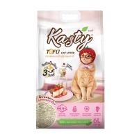 ราคา ทรายแมวส่งฟรี ทรายแมวเต้าหู้ 6L แคสตี้ Kasty kanimal ประมาณ 2 72 กก ขายดี มีของ ส่งทันที (21729920488)