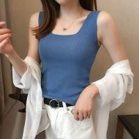 ราคา เสื้อกล้ามหญิง ผ้ายืดตามขนาดตัว เสื้อแขนกุด คอเหลี่ยม เสื้อกล้ามคอเหลี่ยม สไตล์เกาหลี เสื้อยืดแขนกุดผู้หญิง พร้อมส่งจากไทย (16523024176)