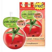ราคา 1กล่อง 6ซอง Smooto Lemon C Acne Plus White Serum สมูทโต เลม่อน ซี แอคเน่ พลัส ไวท์ เซรั่ม Tomato Gluta Aura Plus Sleeping Mask มาส์คมะเขือเทศสด (14406734209)