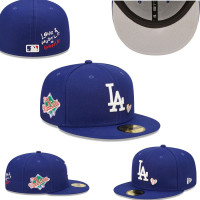 ราคา Los es Dodgers flat edge baseb cap M ly enclosed snapback cap female classic Dodgers la hat mens large size outdoor cap (21308240068)