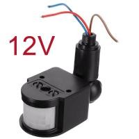 ราคา Home AC 220V 12v IR motion sensor light switch outdoor automatic infrared PIR motion sensor switch with LED light (20898640695)