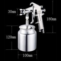 ราคา โปรโมชั่นสุดคุ้ม กาพ่นสี แบบหงาย รุ่น F75 and ระบบดูดสีก้นถ้วย F75 หัวพ่น 1 5 แบบหงาย Gravity type Model F75G กาบนพ่นสี 400 cc กาพ่นสีปั้มลม เครื่องพ่นสี หัวพ่นทองเหลือง (21393848222)