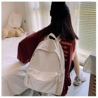ราคา กระเป๋านักเรียนสาวมหาลัย แฟชั่นหนุ่มๆ น่ารักๆ กระเป๋าเป้ สะพายหลังสไตล์เกาหลี ความจุมากกระเป๋า B3 (21443048842)