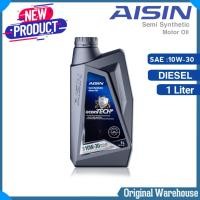ราคา AISIN ดีเซล 10W 30 ขนาด 1 ลิตร น้ำมันเครื่องยนต์ดีเซล ไอซิน Semi Synthetic (1550464547)
